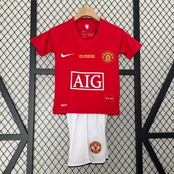 Camiseta Manchester United Replica Primera Ropa Retro Niño 2007 2008